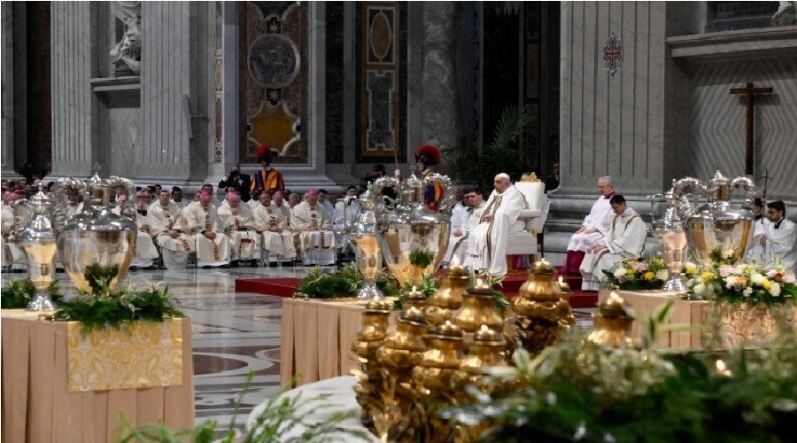Imagen del contenido Homilía del Papa Francisco en la Misa Crismal 2024