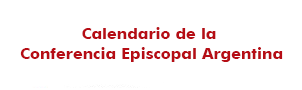 Boton Calendario de la Conferencia Episcopal Argentina