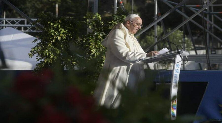 Imagen del contenido Papa Francisco | Ceremonia de clausura del encuentro de oración por la paz organizado por la comunidad…