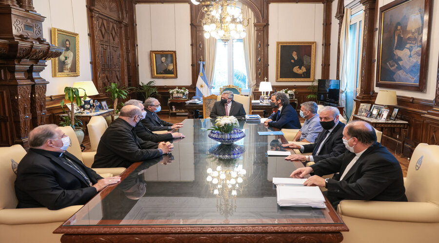 Imagen del contenido La Comisión Ejecutiva visitó al Sr. Presidente de la Nación, Dr. Alberto Fernández