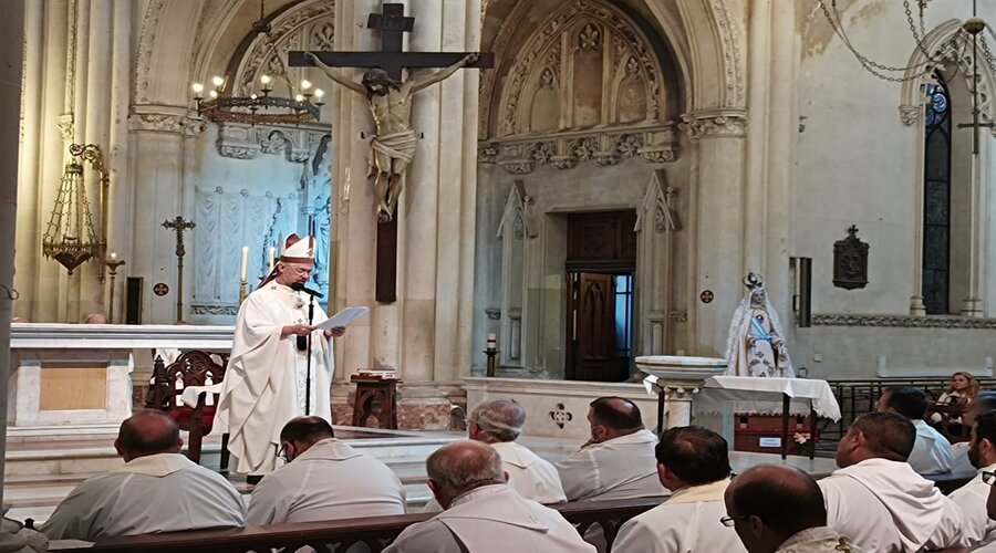 Imagen del contenido Homilía del padre obispo Jorge Eduardo Scheinig en la Misa Crismal de Mercedes-Luján