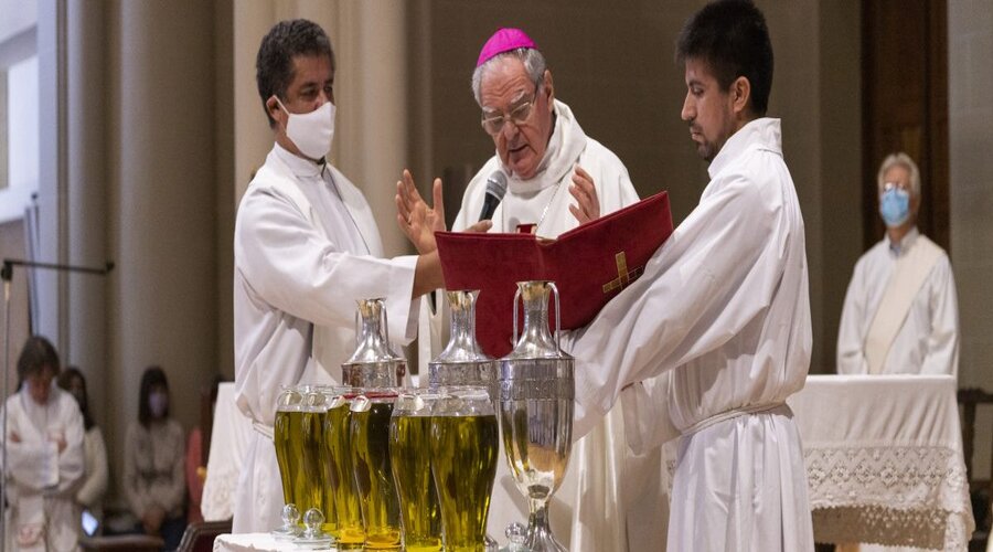 Imagen del contenido Semana Santa | Homilía de Mons. Oscar Ojea en la Misa Crismal