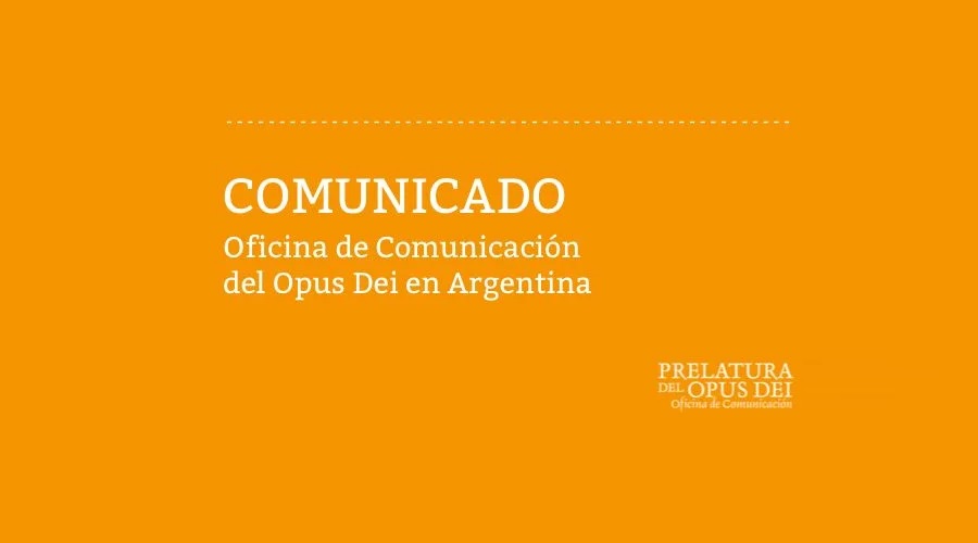 Imagen del contenido Comunicado de la Oficina de Comunicación del Opus Dei en Argentina
