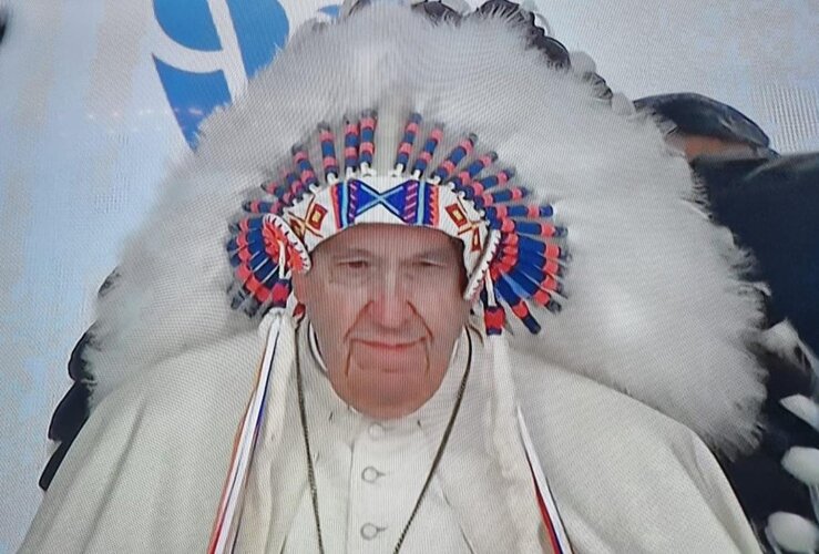 Imagen del contenido Viaje Apostólico a Canadá: Encuentro con los Pueblos Indígenas Primeras Naciones, Métis e Inuit: Discurso…