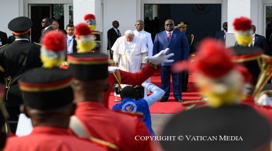 Imagen del contenido Francisco | V. A. a la República del Congo: Encuentro con Autoridades, Sociedad Civil y Cuerpo Diplomático