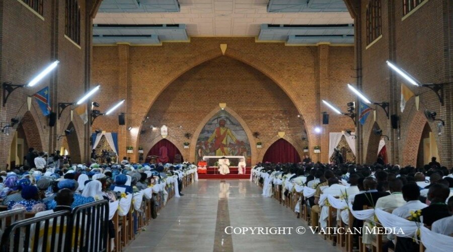 Imagen del contenido Francisco | V. A. a la República del Congo y a Sudán del Sur: Encuentro con Obispos, Sacerdotes, Religiosos…