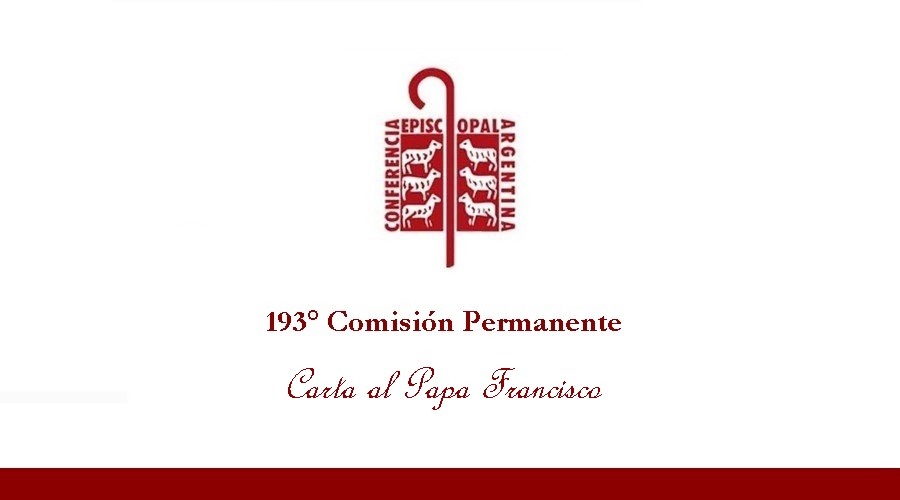 Imagen del contenido 193° Comisión Permanente | Carta al Papa Francisco