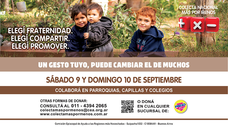 Imagen del contenido Colecta Más por Menos 2023