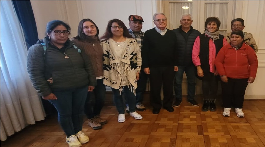 Imagen del contenido La Pastoral Aborigen jujeña visitó la sede de la Conferencia Episcopal Argentina