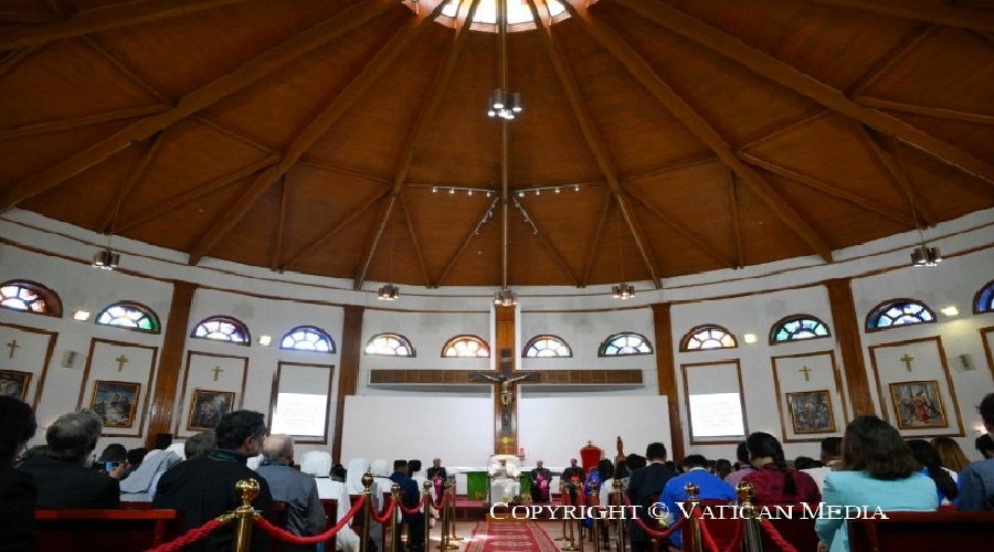 Imagen del contenido Viaje Apostólico a Mongolia: Encuentro con Obispos, clero y consagrados