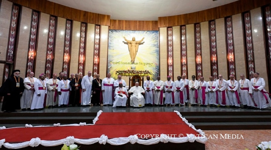 Imagen del contenido Viaje Apostólico a Papúa Nueva Guinea | Encuentro con clero, seminaristas y catequistas