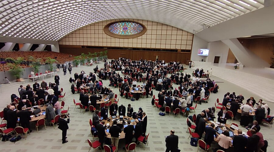 Imagen del contenido Comenzó un nuevo módulo de trabajo en la Asamblea Sinodal, reseña desde Roma por el Padre Máximo Jurcinovic