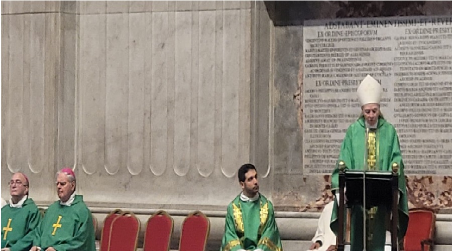 Imagen del contenido Misa en el Altar de la Catedra de la Basílica del San Pedro