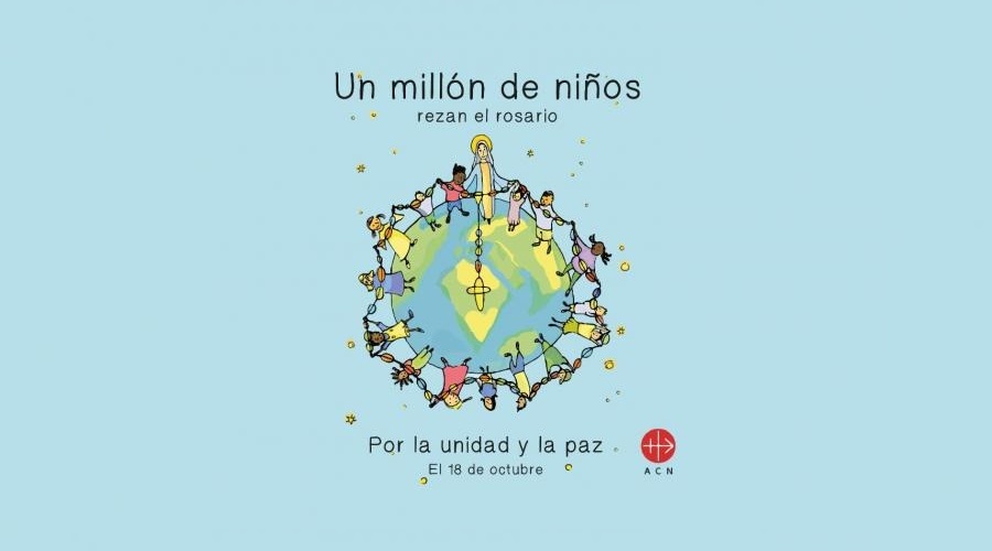 Imagen del contenido  Campaña Internacional 2024: «Un millón de niños rezan el Rosario por la unión y la paz»